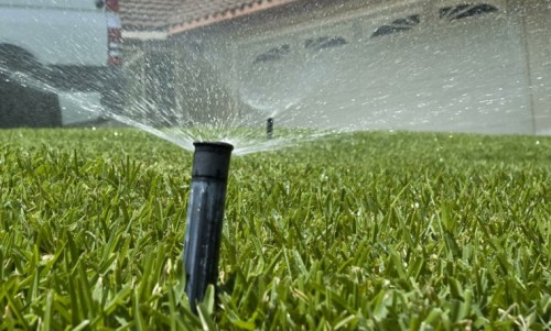 como regar cesped vivero flandes